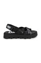 Παιδικά δερμάτινα σανδάλια DKNY D60126.36.39 μαύρο SS24