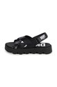 Παιδικά δερμάτινα σανδάλια DKNY μαύρο D60126.36.39