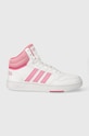Дитячі кросівки adidas Originals HOOPS 3.0 MID K синтетичний рожевий IG3716