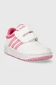 adidas Originals scarpe da ginnastica per bambini HOOPS 3.0 CF I bianco