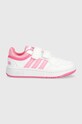Дитячі кросівки adidas Originals HOOPS 3.0 CF C низька рожевий IG6105