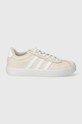 Дитячі кросівки adidas VL COURT 3.0 K імітація лицьової шкіри бежевий ID6312