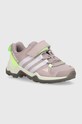 Dětské boty adidas TERREX TERREX AX2R CF K textilní fialová IE7614