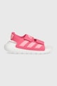 Detské sandále adidas ALTASWIM 2.0 C ružová ID2838