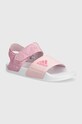 adidas sandały dziecięce ADILETTE SANDAL K różowy ID2624