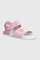 różowy adidas sandały dziecięce ADILETTE SANDAL K Dziewczęcy