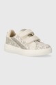 Michael Kors sneakersy dziecięce imitacja skóry licowej beżowy MK100909