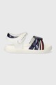 Dětské sandály Tommy Hilfiger imitace kůže bílá T1A2.33235