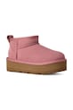 Μπότες χιονιού σουέτ για παιδιά UGG CLASSIC ULTRA MINI PLATFORM 1157791K ροζ AA00