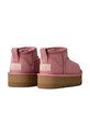 DÍVKA Dětské semišové sněhule UGG CLASSIC ULTRA MINI PLATFORM 1157791K růžová