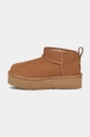 smeđa Dječje cipele za snijeg od brušene kože UGG CLASSIC ULTRA MINI PLATFORM