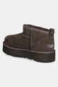 Fete UGG cizme de zăpadă din piele întoarsă CLASSIC ULTRA MINI PLATFORM 1157791K maro