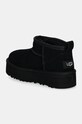 Dziewczynka UGG śniegowce zamszowe dziecięce CLASSIC ULTRA MINI PLATFORM 1157791K czarny