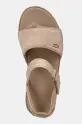 UGG sandały zamszowe dziecięce GOLDENSTAR beżowy 1136539K