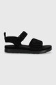 Dětské semišové sandály UGG GOLDENSTAR černá 1136539K