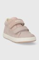Dětské semišové sneakers boty Geox BIGLIA B044CC.00722.18.26 růžová SS25