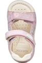 Geox velúr szandál SANDAL MACCHIA B254WA.00754.18.26 rózsaszín
