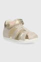 Geox sandały zamszowe dziecięce SANDAL MACCHIA B254WB.007NF.18.26 beżowy SS24