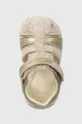 béžová Detské semišové sandále Geox SANDAL MACCHIA