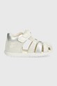 Detské semišové sandále Geox SANDAL MACCHIA semišová koža strieborná B254WB.007NF.18.26