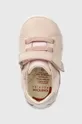 ροζ Παιδικά δερμάτινα αθλητικά παπούτσια Geox MACCHIA