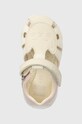 Geox sandale din piele pentru copii SANDAL MACCHIA bej B454WA.08554.18.26