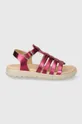 violetto Geox sandali in pelle bambino/a SANDAL SOLEIMA Ragazze