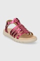 Geox gyerekszandál bőrből SANDAL SOLEIMA J35GSB.000CF.24.27 rózsaszín SS25