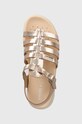Geox sandały skórzane dziecięce SANDAL SOLEIMA złoty J35GSB.000CF.36.39