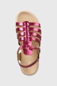 Detské kožené sandále Geox SANDAL SOLEIMA fialová J35GSB.000CF.36.39