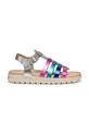 Geox sandale din piele pentru copii SANDAL SOLEIMA J35GSB.000CF.36.39 roz SS25
