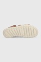 Geox sandale din piele pentru copii SANDAL SOLEIMA J35GSB.043CF.36.39 maro