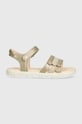 Geox sandały dziecięce SANDAL HAITI imitacja skóry licowej beżowy J458ZD.0NFBC.28.35