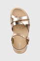 Geox sandale din piele pentru copii SANDAL SOLEIMA aur J45GSA.000CF.24.27