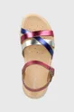 fialová Detské sandále Geox SANDAL SOLEIMA