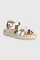 Παιδικά σανδάλια Geox SANDAL SOLEIMA ασημί J45GSA.000CF.28.35