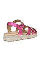 Dziewczynka Geox sandały skórzane dziecięce SANDAL SOLEIMA J45GSA.000CF.36.39 różowy
