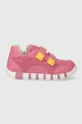 ροζ Παιδικά αθλητικά παπούτσια Geox IUPIDOO Για κορίτσια