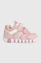 ροζ Παιδικά αθλητικά παπούτσια Geox IUPIDOO Για κορίτσια