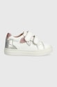 Detské tenisky Geox NASHIK usňová koža biela B453HC.085NF.20.23