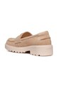 Geox mocasini din piele pentru copii CASEY roz J3620C.00022.28.35