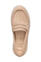 Geox mocasini din piele pentru copii CASEY J3620C.00022.28.35 roz