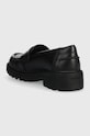 Fete Geox mocasini din piele pentru copii J3620C.00043.28.31 negru