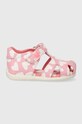 Agatha Ruiz de la Prada sandale din piele pentru copii 242903 roz SS24