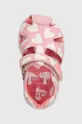 roza Otroški usnjeni sandali Agatha Ruiz de la Prada