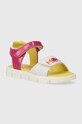 Дитячі сандалі Agatha Ruiz de la Prada імітація лицьової шкіри рожевий 242925