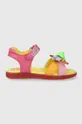 multicolor Agatha Ruiz de la Prada sandały skórzane dziecięce Dziewczęcy