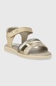 Garvalin sandale din piele pentru copii 242423.24.27 bej SS24