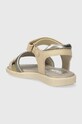 Fete Garvalin sandale din piele pentru copii 242423.24.27 bej
