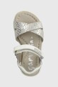 Garvalin sandale din piele pentru copii argintiu 242426.24.27
